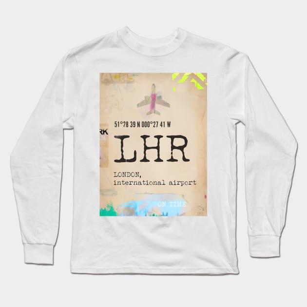 Heathrow Long Sleeve T-Shirt by Woohoo